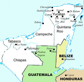 Where the Maya Live in Mexico